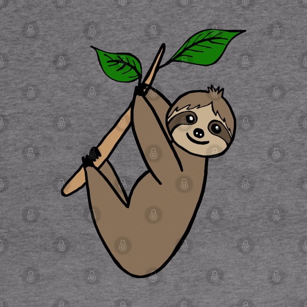 Cute Sloth by julieerindesigns